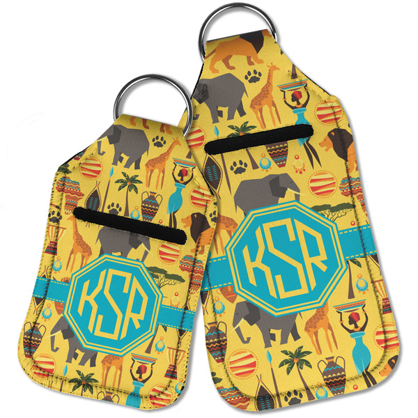 African Safari Sanitizer Holder Keychain - Parent Main