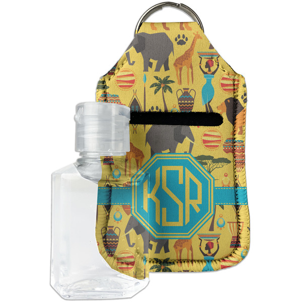 Custom African Safari Hand Sanitizer & Keychain Holder - Small (Personalized)