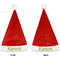 African Safari Santa Hats - Front and Back (Double Sided Print) APPROVAL