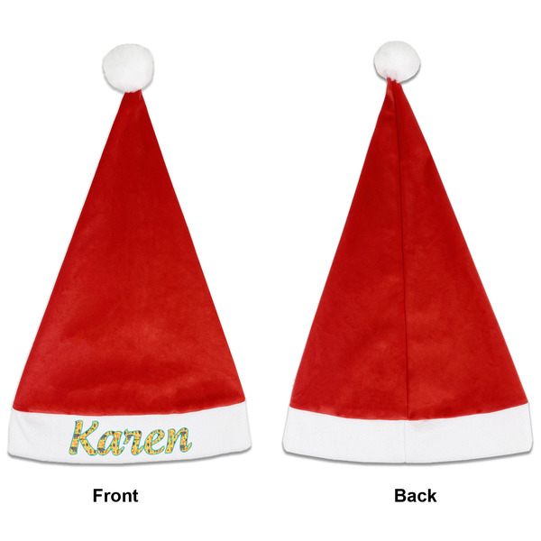 African Safari Santa Hats - Front and Back (Single Print) APPROVAL