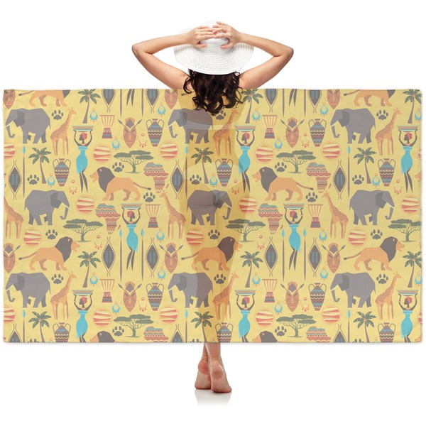 Custom African Safari Sheer Sarong