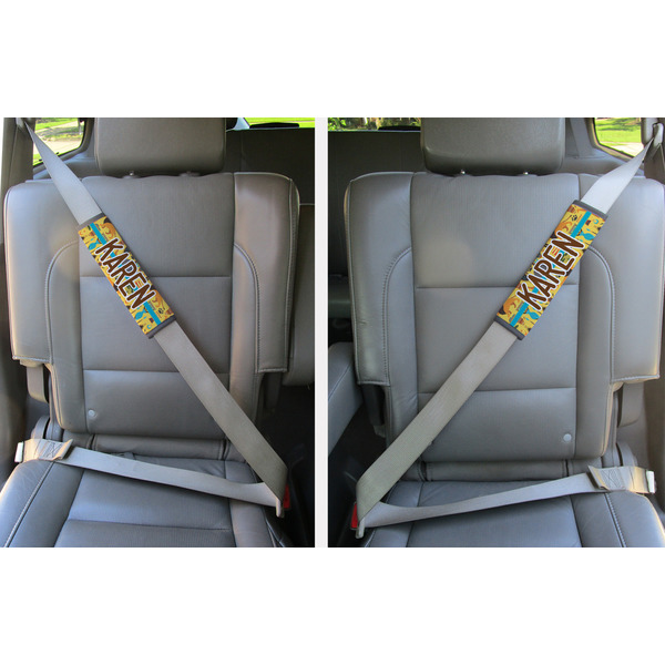 African Safari Seat Belt Covers (Set of 2 - In the Car)