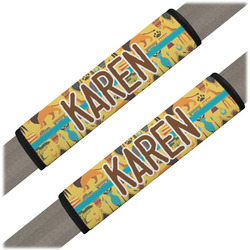 African Safari Seat Belt Covers (Set of 2) (Personalized)