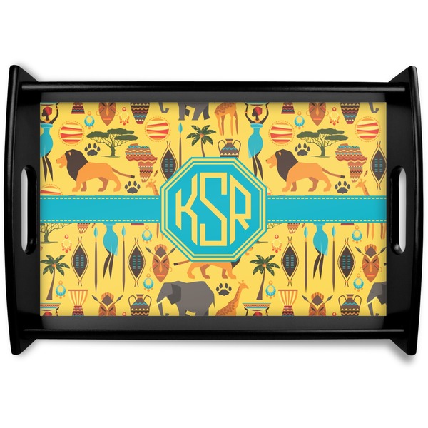 Custom African Safari Wooden Tray (Personalized)