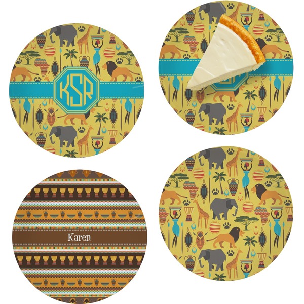 African Safari Set of Appetizer / Dessert Plates