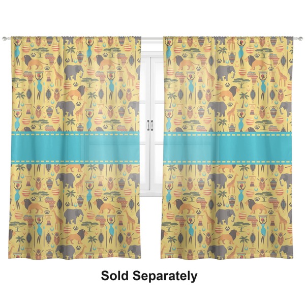 African Safari Sheer Curtains
