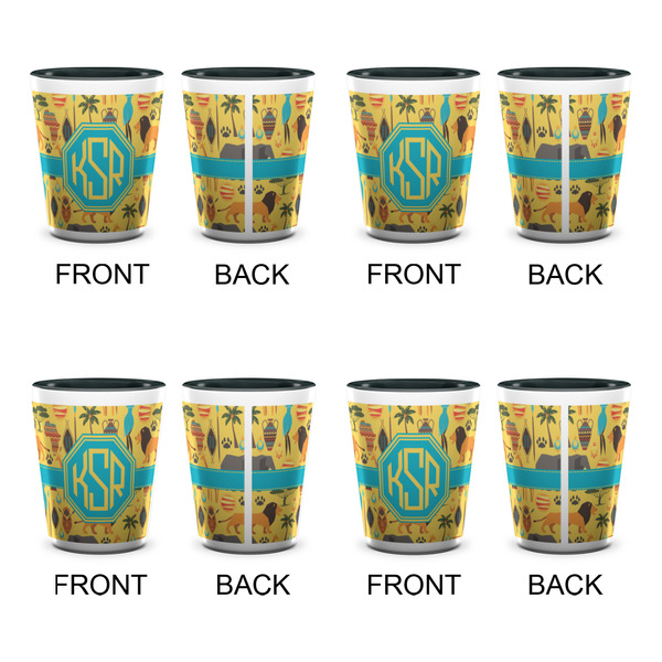 African Safari Shot Glassess - Two Tone - Set of 4 - APPROVAL