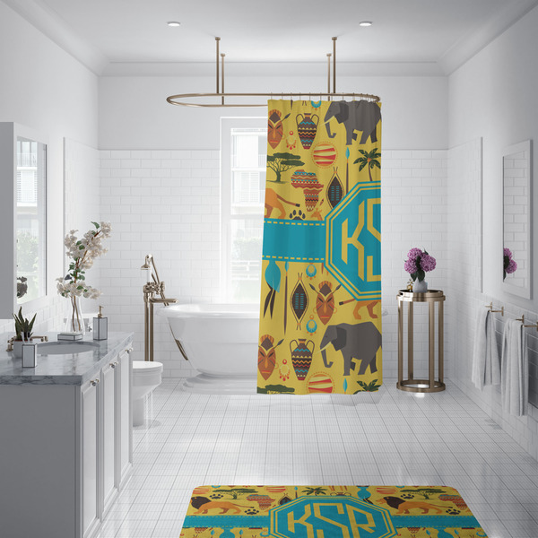 African Safari Shower Curtain - Custom Size