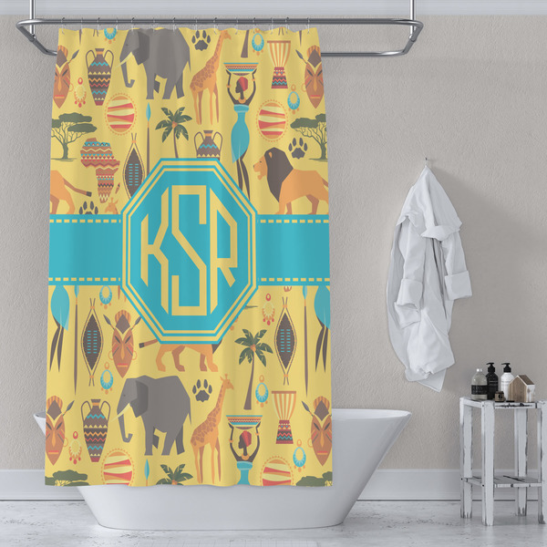 African Safari Shower Curtain Lifestyle