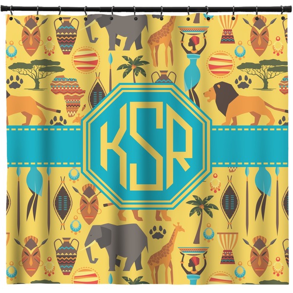 Custom African Safari Shower Curtain - Custom Size (Personalized)