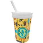 African Safari Sippy Cup with Straw (Personalized)