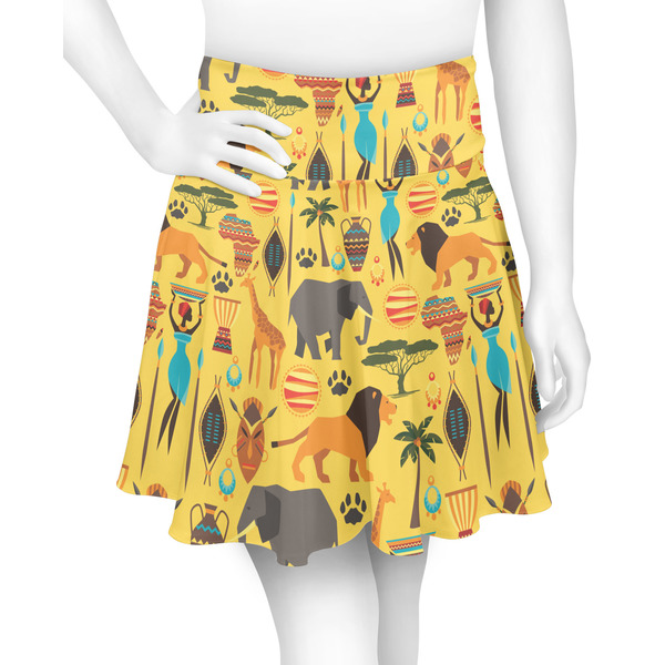 Custom African Safari Skater Skirt - X Large