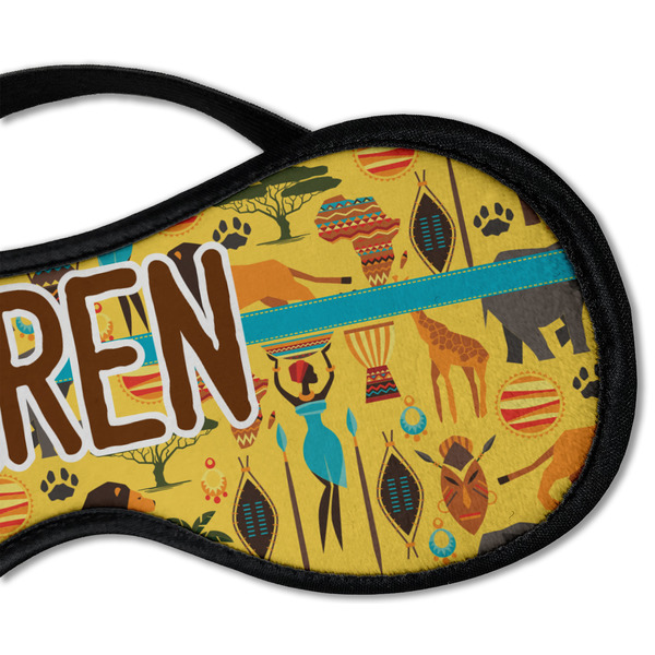African Safari Sleeping Eye Mask - DETAIL Large