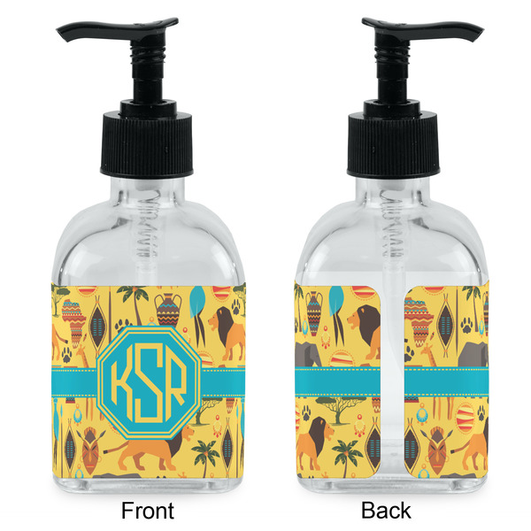 African Safari Glass Soap/Lotion Dispenser - Approval