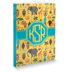 African Safari Softbound Notebook - 5.75" x 8" (Personalized)