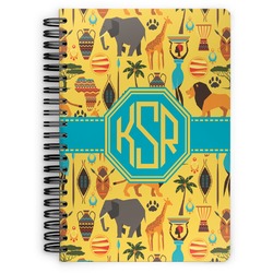 African Safari Spiral Notebook (Personalized)