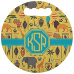 African Safari Stadium Cushion (Round) (Personalized)