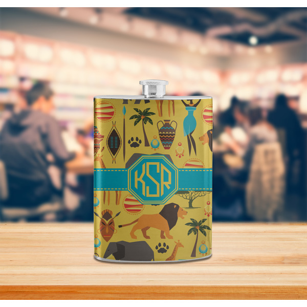 African Safari Stainless Steel Flask - LIFESTYLE 2