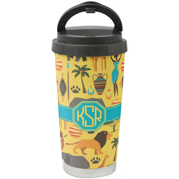 Custom African Safari Stainless Steel Coffee Tumbler (Personalized)