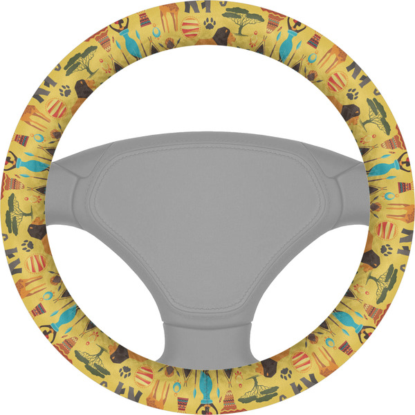 Custom African Safari Steering Wheel Cover