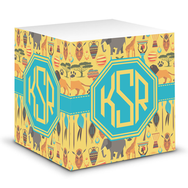 Custom African Safari Sticky Note Cube (Personalized)