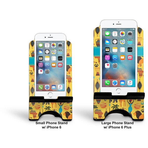 African Safari Stylized Phone Stand - Comparison