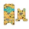 African Safari Stylized Phone Stand - Front & Back - Large