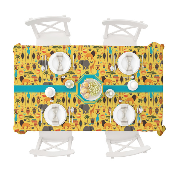 African Safari Tablecloths (58"x102") - TOP VIEW