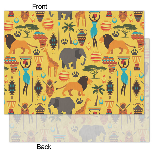 African Safari Tissue Paper - Heavyweight - Large - Front & Back