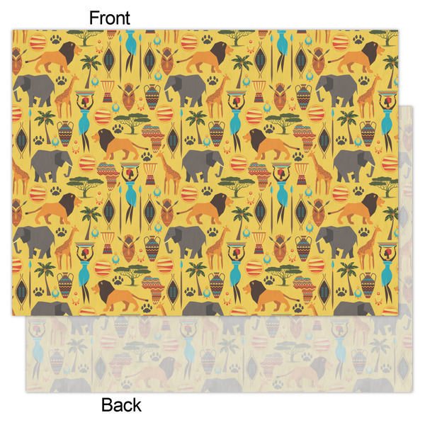 African Safari Tissue Paper - Lightweight - Large - Front & Back