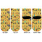 African Safari Toddler Ankle Socks - Double Pair - Front and Back - Apvl