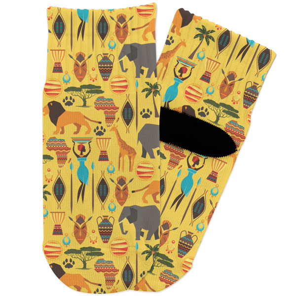 Custom African Safari Toddler Ankle Socks