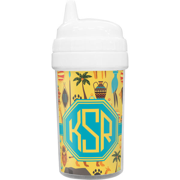 Custom African Safari Toddler Sippy Cup (Personalized)