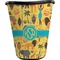 African Safari Waste Basket - Double Sided (Black) (Personalized)