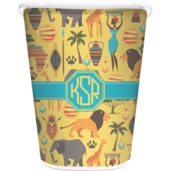 Custom African Safari Waste Basket (Personalized)