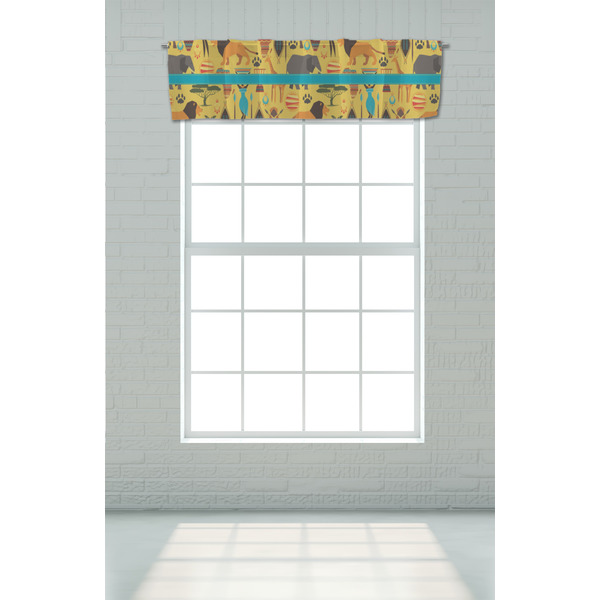 African Safari Valance - On window