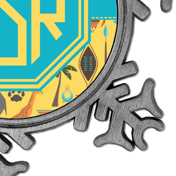 African Safari Vintage Snowflake - Detail