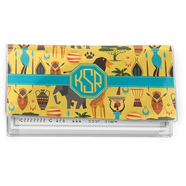 Custom African Safari Vinyl Checkbook Cover (Personalized)