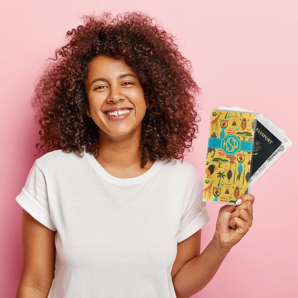 African Safari Vinyl Document Holder - LIFESTYLE