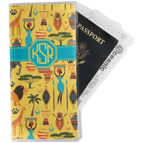 Custom African Safari Travel Document Holder