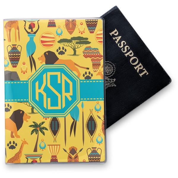 Custom African Safari Vinyl Passport Holder (Personalized)