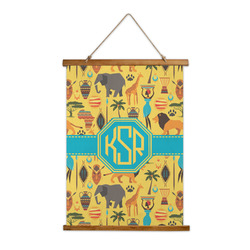 African Safari Wall Hanging Tapestry - Tall (Personalized)