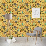 African Safari Wallpaper & Surface Covering (Water Activated - Removable)