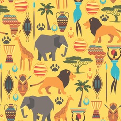 African Safari Wallpaper & Surface Covering