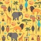 African Safari Wallpaper Square