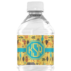 African Safari Water Bottle Labels - Custom Sized (Personalized)