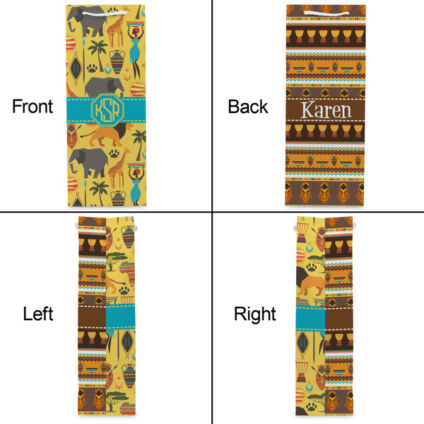 African Safari Wine Gift Bag - Gloss - Approval