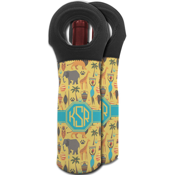 African Safari Wine Tote Bag - MAIN