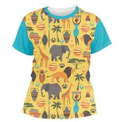 African Safari Women's Crew T-Shirt (Personalized)