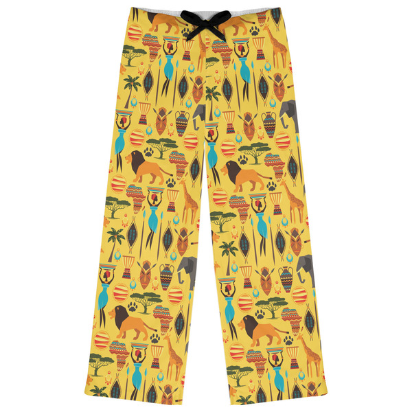Custom African Safari Womens Pajama Pants - XL